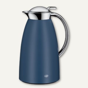 Isolierkanne GUSTO, 1 Liter, 100% dicht, Metall, dark denim matt, 3561.296.100