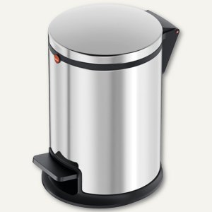 Hailo Tret-Kosmetikeimer Pure S - 3 Liter, (H)280 mm, Edelstahl, silber,0504-010