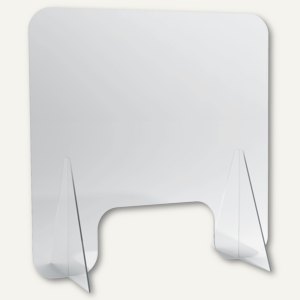 Helit Thekenaufsatz "the guard", (B)600 x (H)600 mm, Acryl, 3 Stück, H6816002