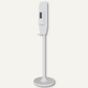 Alba Desinfektionsmittel-Station, Füllmenge: 1 l, (H)1.640 mm, Stahl, weiß,MHGEL