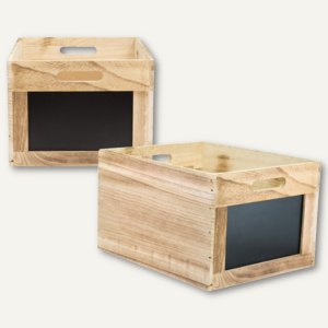 Holzbox mit 2 Kreidetafelflächen