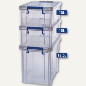 Aufbewahrungsbox Set - 2 x 10l & 1x 18.5l