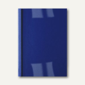 GBC Thermobindemappe ThermaBind, 4 mm, Lederoptik dunkelblau, 100 St., IB451027