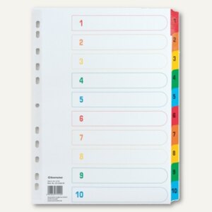 Zahlenregister 1-10