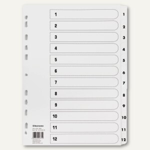 Zahlenregister 1-12