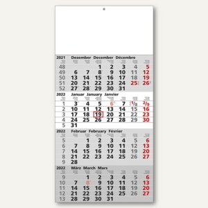 4-Monatswandkalender - 30 x 60 cm
