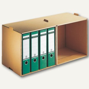 LEITZ Archiv-Depot für Ordner DIN A4, 72 x 34 x 30 cm, 5 Stück, 6082-00-00