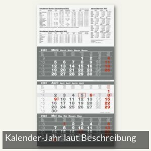 3-Monatswandkalender