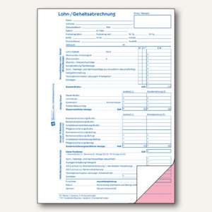 Formular Lohn-/Gehaltsabrechnung DIN A5