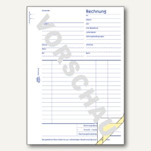 Formular Rechnung DIN A5