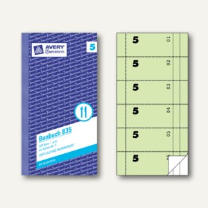 Formular Bonbuch mit Kellner-Nr. 5