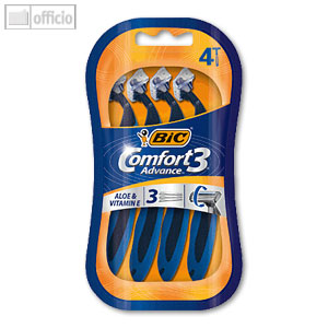 Бритвенный станок BIC Comfort3 advance уп. 4шт (3086126727103)