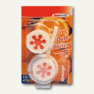 -fresh WC-Duftspüler Duft-Blüten 2 in 1 Orange