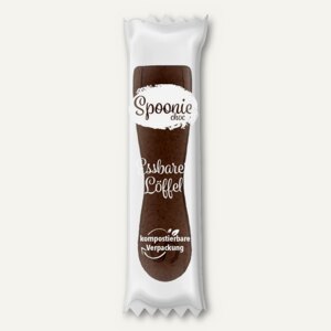 Essbare Löffel Schoko