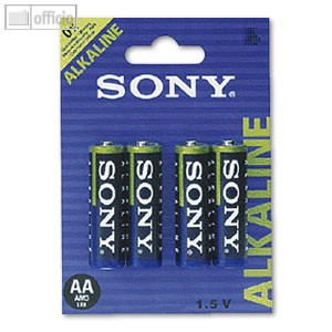 Sony Alkaline AlkaliMangan-Batterie LR06-AA Mignon