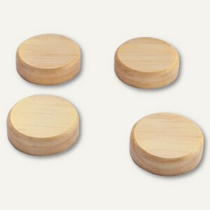 Holz-Neodym-Magnet für max. 20 Blatt