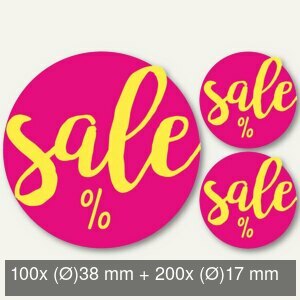 Promotion-Etiketten Sale