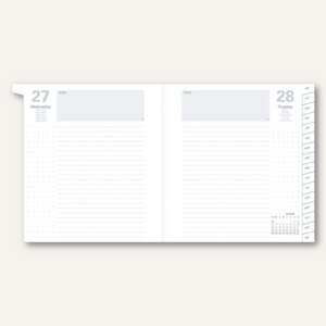 PLAN DAY Terminkalender-Einlage - 16 x 16 cm - 1 Tag/1 Seite