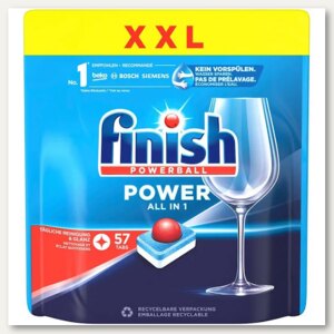 Spülmaschinentabs finish POWERBALL ALL IN 1 XXL