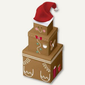 Geschenkboxen-Set Lebkuchen