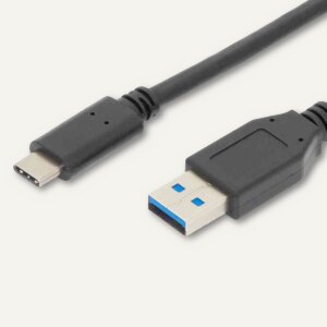 USB 3.1 Anschlusskabel mit USB-C - USB-A Stecker