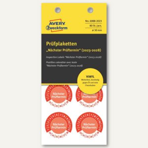 Prüfplakette NÄCHSTER PRÜFTERMIN