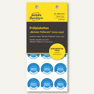 Prüfplakette NÄCHSTER PRÜFTERMIN