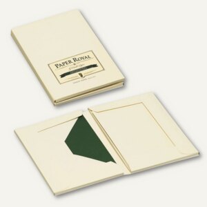 PAPER ROYAL Mappe - 8x DIN A6 Doppelkarten + 8x C6 Umschläge