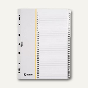 Karton-Register DIN A4