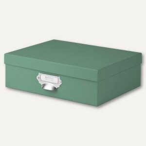 Rössler Fotobox A6 Opal - Aufbewahrungsbox Für Fotos & CDs Mit Griff