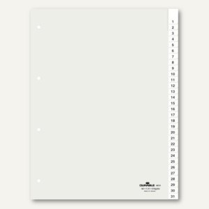 Kunststoff-Register DIN A4