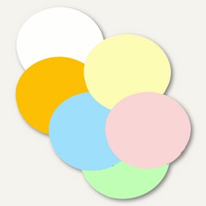 Moderationskarten helle Farben