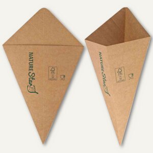 Papstar Pommes-Spitztüten Mit Dip-Ecke, Pappe &quo Produktbild-Vorschau 7