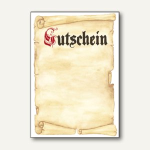 Sigel Designpapier Gutschein Din A5 12 Blatt Dp221 Buroartikel Bei Officio De