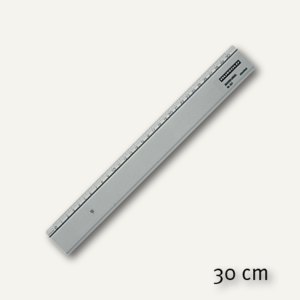 Alu-Bürolineal 667/30 silber/eloxiert 30cm