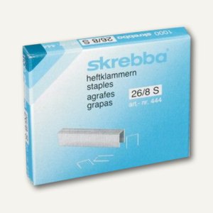 Heftklammern 26/8 stahl