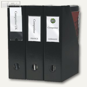 Beschriftungsfenster selbstklebend