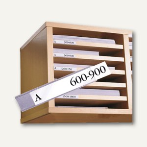 selbstklebende Beschriftungsfenster mit Ausschnitt