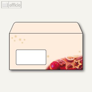 Weihnachts-Umschlag Apple Star