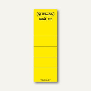 Rückenschilder maX.file selbstklebend