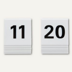 Tischnummernset 11 - 20