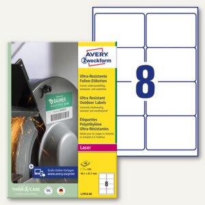 Ultra Resistente Folien-Etiketten