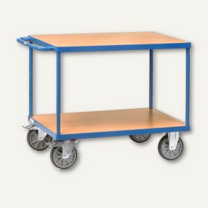 Schwerer Tischwagen mit 2 Böden