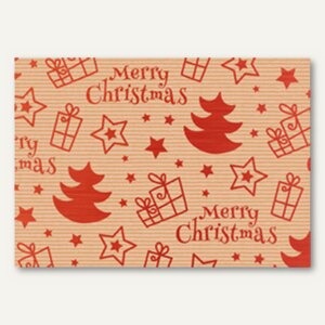 Weihnachts-Geschenkpapier Xmas Elements