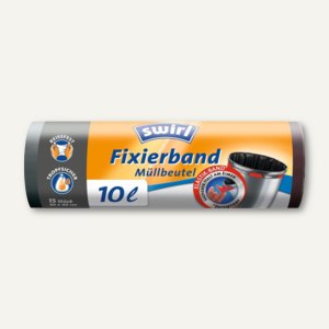 Müllbeutel mit Fixierband