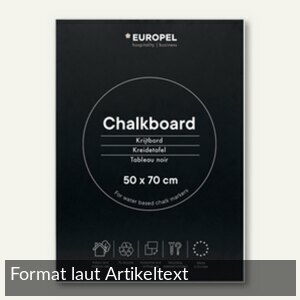 Kreidetafel ohne Rahmen