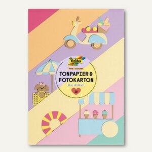 Tonpapier & Fotokarton Pastell-Block