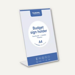 Tischaufsteller Budget
