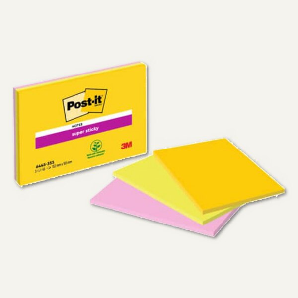 Haftnotizen Super Sticky Notes