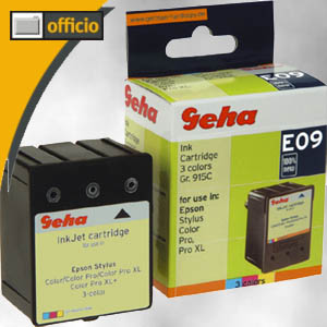 Geha Geha Patrone InkJet Epson Stylus Color/Pro/Pro XL/Pro XL+ 3-farbig ...